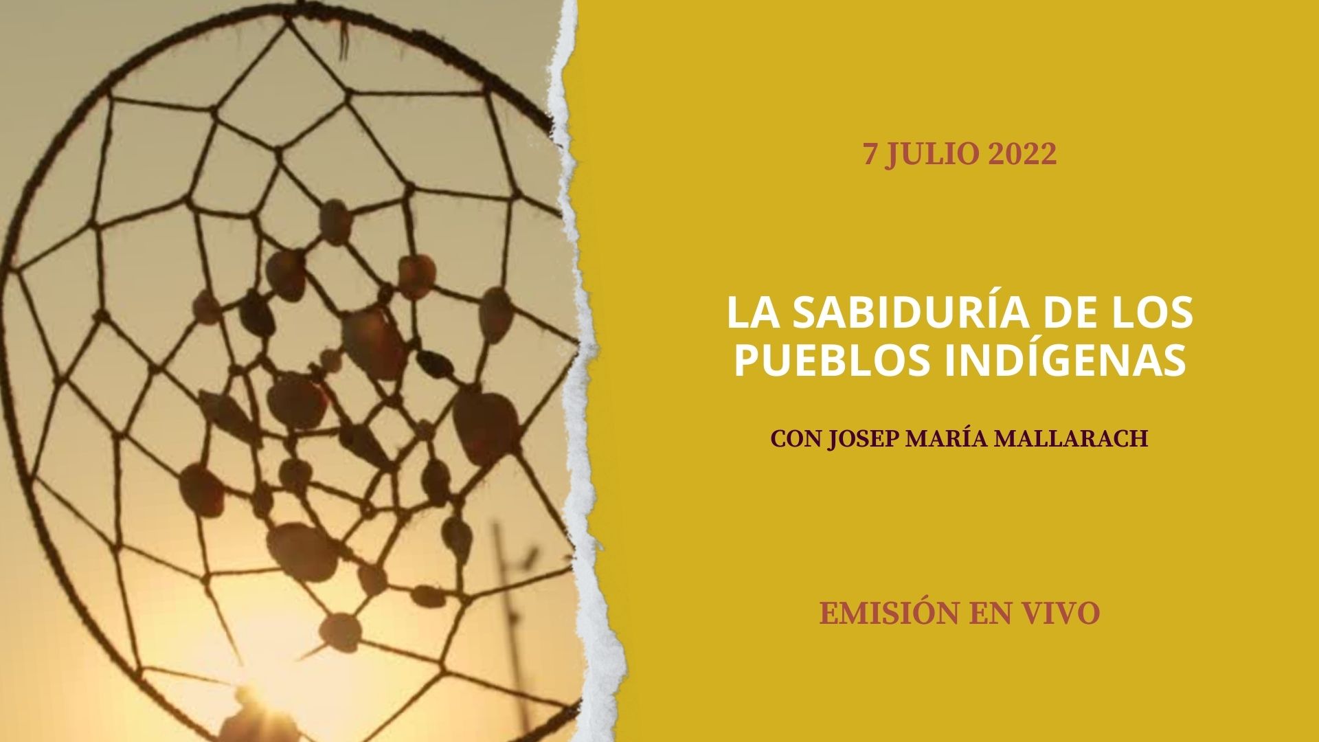 7 Julio 2022

La sabiduría de los pueblos indígenas

Josep María Mallarach

Emisión en Vivo